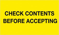 Tape Logic - 5" Long, Fluorescent Yellow Paper Shipping Label - For Multi-Use - Exact Tooling