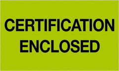 Tape Logic - 5" Long, Fluorescent Green Paper Shipping Label - For Multi-Use - Exact Tooling