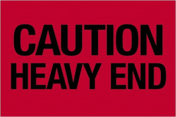 Tape Logic - 3" Long, Fluorescent Red Paper Shipping Label - For Multi-Use - Exact Tooling