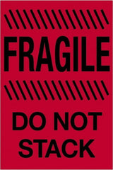 Tape Logic - 6" Long, Fluorescent Red Paper Shipping Label - For Multi-Use - Exact Tooling