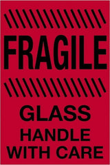 Tape Logic - 6" Long, Fluorescent Red Paper Shipping Label - For Multi-Use - Exact Tooling