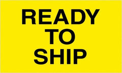 Tape Logic - 5" Long, Fluorescent Yellow Paper Shipping Label - For Multi-Use - Exact Tooling