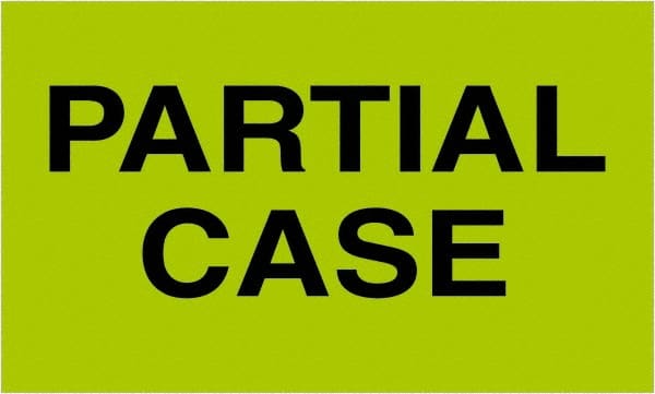 Tape Logic - 5" Long, Fluorescent Green Paper Shipping Label - For Multi-Use - Exact Tooling