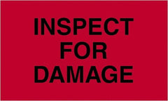 Tape Logic - 5" Long, Fluorescent Red Paper Shipping Label - For Multi-Use - Exact Tooling