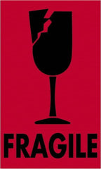 Tape Logic - 5" Long, Fluorescent Red Paper Shipping Label - For Multi-Use - Exact Tooling