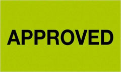 Tape Logic - 5" Long, Fluorescent Green Paper Shipping Label - For Multi-Use - Exact Tooling