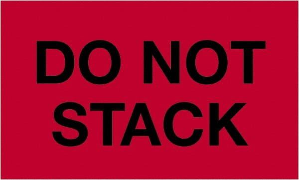 Tape Logic - 5" Long, Fluorescent Red Paper Shipping Label - For Multi-Use - Exact Tooling