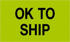 Tape Logic - 5" Long, Fluorescent Green Paper Shipping Label - For Multi-Use - Exact Tooling