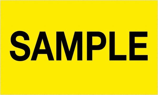 Tape Logic - 5" Long, Fluorescent Yellow Paper Shipping Label - For Multi-Use - Exact Tooling