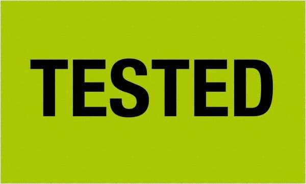 Tape Logic - 5" Long, Fluorescent Green Paper Shipping Label - For Multi-Use - Exact Tooling