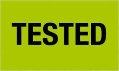 Tape Logic - 5" Long, Fluorescent Green Paper Shipping Label - For Multi-Use - Exact Tooling