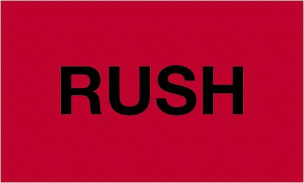 Tape Logic - 5" Long, Fluorescent Red Paper Shipping Label - For Multi-Use - Exact Tooling