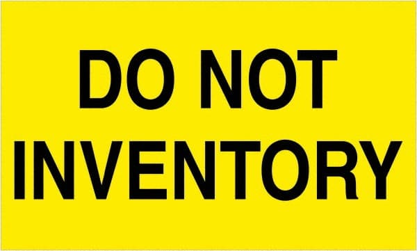 Tape Logic - 5" Long, Fluorescent Yellow Paper Shipping Label - For Multi-Use - Exact Tooling