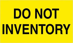 Tape Logic - 5" Long, Fluorescent Yellow Paper Shipping Label - For Multi-Use - Exact Tooling