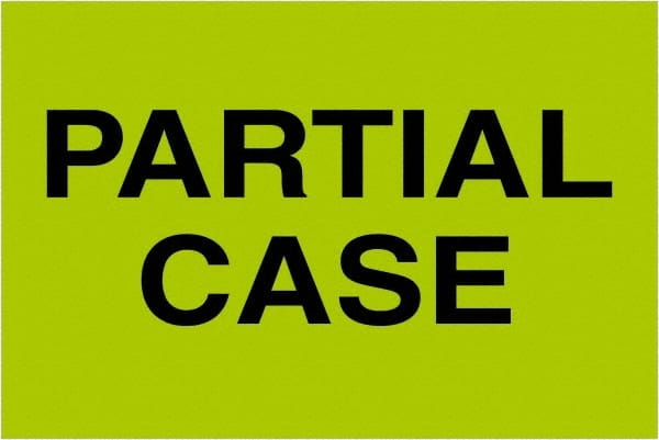 Tape Logic - 3" Long, Fluorescent Green Paper Shipping Label - For Multi-Use - Exact Tooling