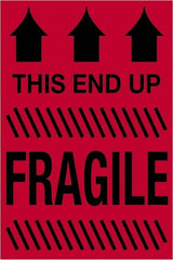 Tape Logic - 3" Long, Fluorescent Red Paper Shipping Label - For Multi-Use - Exact Tooling