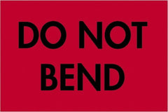 Tape Logic - 3" Long, Fluorescent Red Paper Shipping Label - For Multi-Use - Exact Tooling