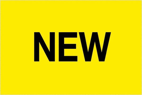 Tape Logic - 3" Long, Fluorescent Yellow Paper Inventory Labels - For Multi-Use - Exact Tooling