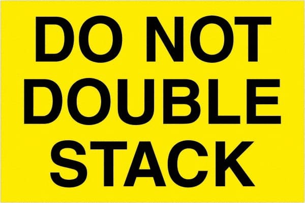 Tape Logic - 3" Long, Fluorescent Yellow Paper Shipping Label - For Multi-Use - Exact Tooling