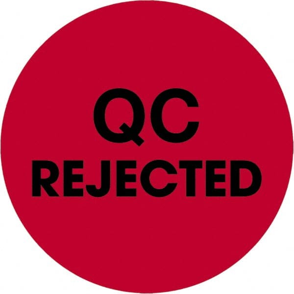 Tape Logic - 2" Long, Fluorescent Red Paper Inventory Labels - For Multi-Use - Exact Tooling