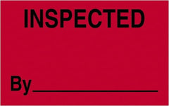 Tape Logic - 2" Long, Fluorescent Red Paper Shipping Label - For Multi-Use - Exact Tooling