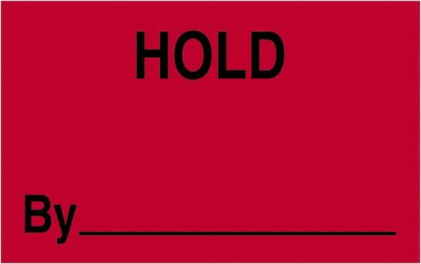 Tape Logic - 2" Long, Fluorescent Red Paper Shipping Label - For Multi-Use - Exact Tooling