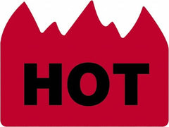 Tape Logic - 2" Long, Red/Black Paper Shipping Label - For Multi-Use - Exact Tooling