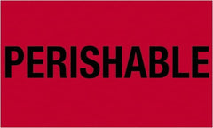 Tape Logic - 5" Long, Fluorescent Red Paper Shipping Label - For Multi-Use - Exact Tooling