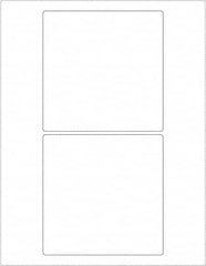 Tape Logic - 5" Long, White Paper Laser Label - For Laser Printers - Exact Tooling