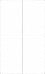 Tape Logic - 7" Long, White Paper Laser Label - For Laser Printers - Exact Tooling