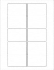 Tape Logic - 3" Long, White Paper Laser Label - For Laser Printers - Exact Tooling