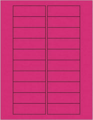 Tape Logic - 3" Long, Fluorescent Pink Paper Laser Label - For Laser Printers - Exact Tooling