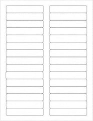 Tape Logic - 3-7/16" Long, White Paper Laser Label - For Laser Printers - Exact Tooling