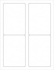 Tape Logic - 5" Long, White Paper Laser Label - For Laser Printers - Exact Tooling