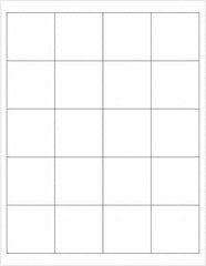 Tape Logic - 2" Long, White Paper Laser Label - For Laser Printers - Exact Tooling