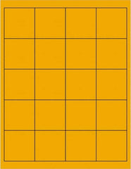 Tape Logic - 2" Long, Fluorescent Orange Paper Laser Label - For Laser Printers - Exact Tooling