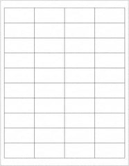 Tape Logic - 2" Long, White Paper Laser Label - For Laser Printers - Exact Tooling