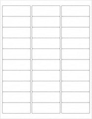 Tape Logic - 2-5/8" Long, Gloss White Paper Laser Label - For Laser Printers - Exact Tooling