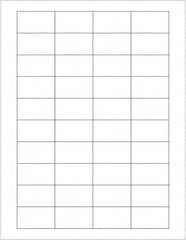 Tape Logic - 1-3/4" Long, White Paper Laser Label - For Laser Printers - Exact Tooling