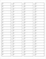 Tape Logic - 1-3/4" Long, Clear Polyester Laser Label - For Laser Printers - Exact Tooling