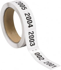 Tape Logic - 1-1/2" Long, Black/White Paper Inventory Labels - For Multi-Use - Exact Tooling