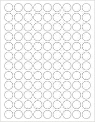 Tape Logic - 3/4" Long, White Paper Laser Label - For Laser Printers - Exact Tooling