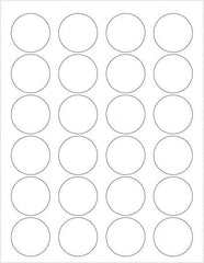 Tape Logic - 1-5/8" Long, Gloss White Paper Laser Label - For Laser Printers - Exact Tooling