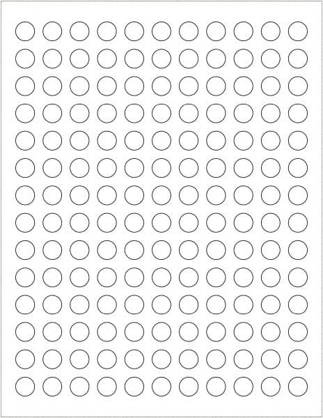 Tape Logic - 1/2" Long, White Paper Laser Label - For Laser Printers - Exact Tooling