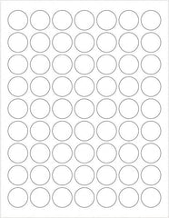 Tape Logic - 1" Long, White Paper Laser Label - For Laser Printers - Exact Tooling