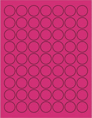 Tape Logic - 1" Long, Fluorescent Pink Paper Laser Label - For Laser Printers - Exact Tooling