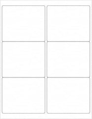 Tape Logic - 4" Long, White Paper Laser Label - For Laser Printers - Exact Tooling