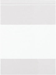 Value Collection - 7 x 8", 2 mil White Block Reclosable Polybags - Clear - Exact Tooling