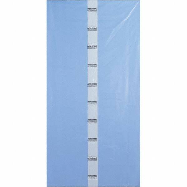 Made in USA - 40 x 80", 4 mil Gusseted Polybags - Blue - Exact Tooling