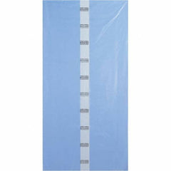 Made in USA - 40 x 80", 4 mil Gusseted Polybags - Blue - Exact Tooling